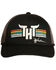 Rock & Roll Denim Men's Tuff Hedeman Logo Mesh-Back Ball Cap , Black, hi-res