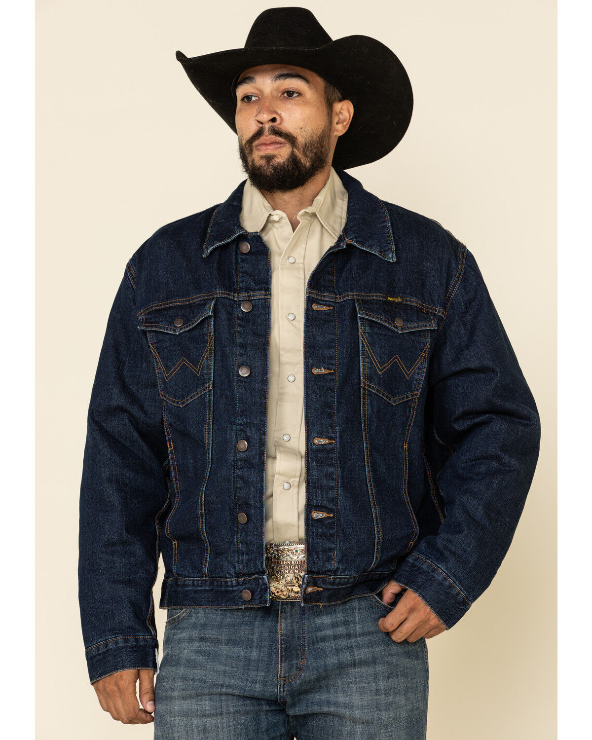 wrangler denim jacket mens