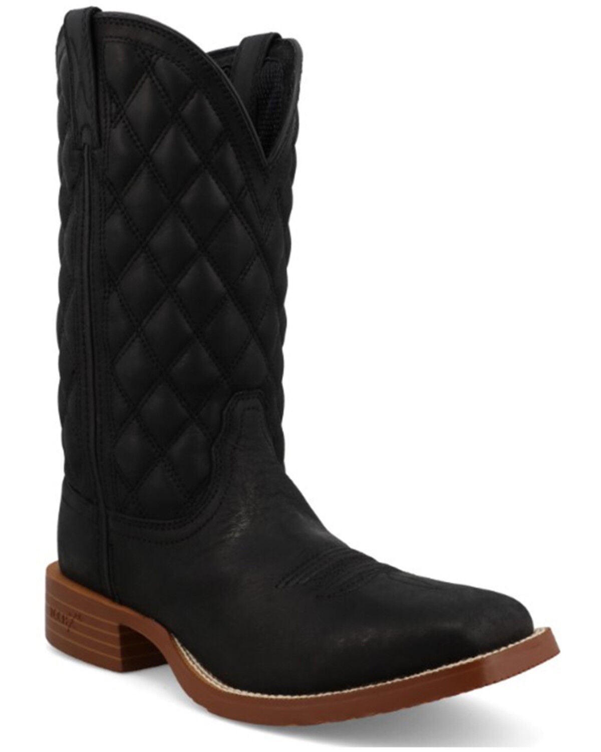 Twisted X Women's 11" Tech X&trade; Western Boots - Broad Square Toe, Black, hi-res