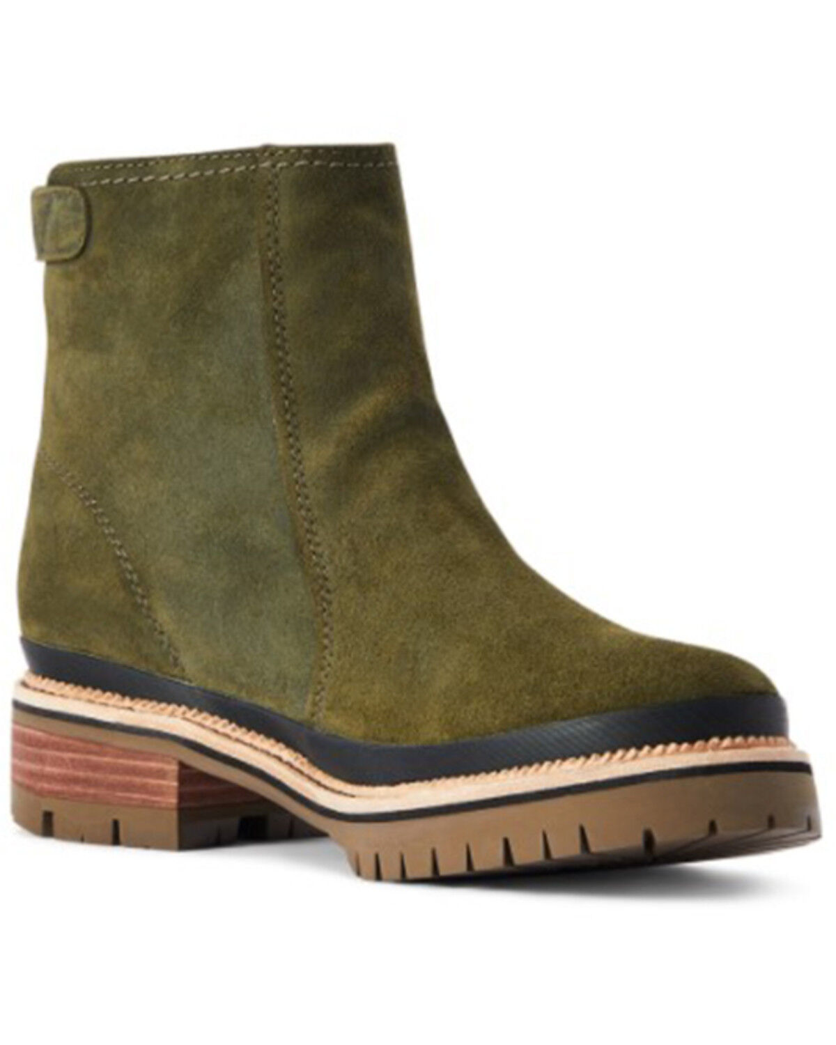 Image #1 - Ariat Women's Leighton Waterproof Zipper English Riding Boots - Round Toe, Green, hi-res