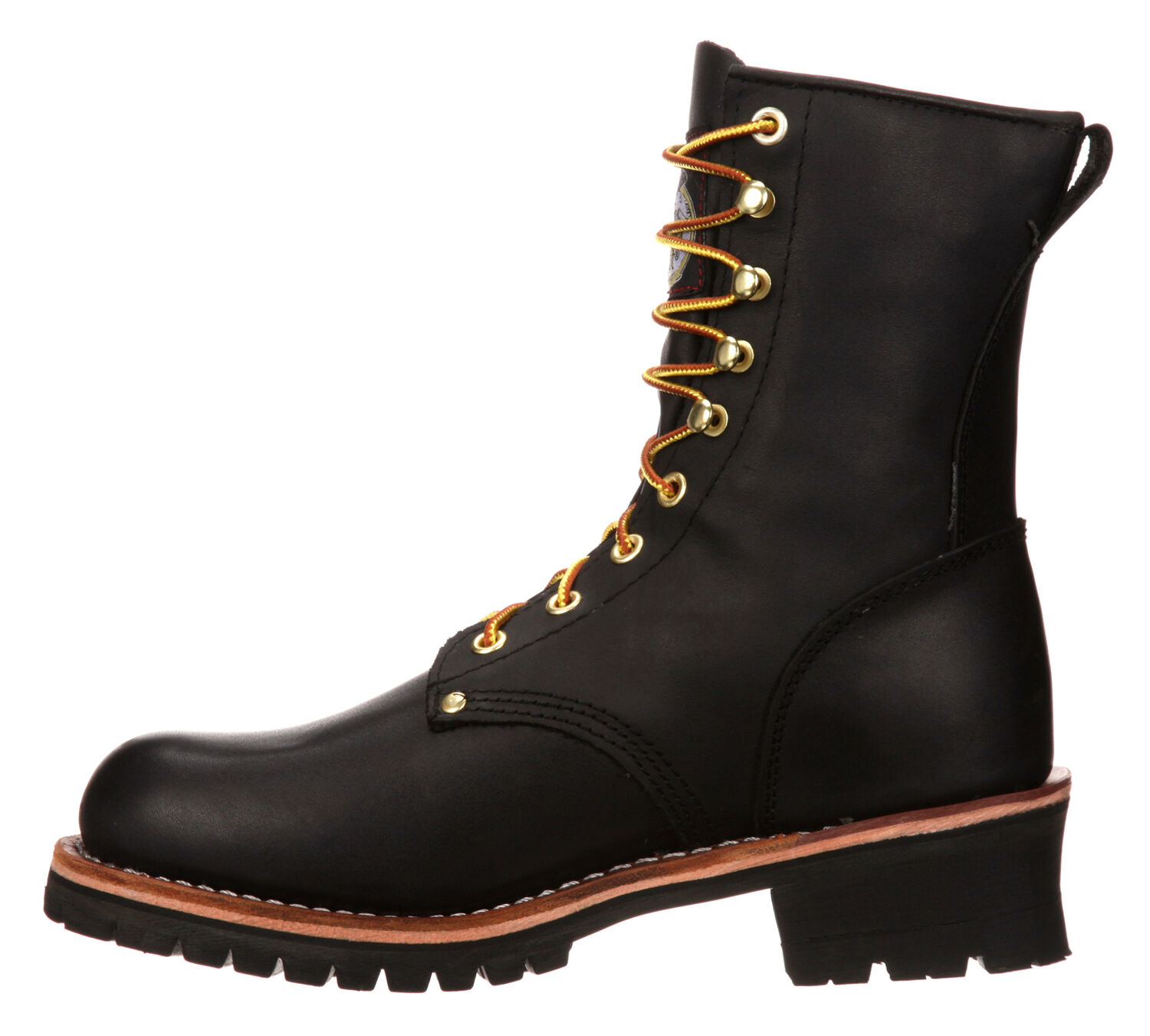 Image #3 - Georgia Boot Men's Logger Work Boots - Soft Toe, Black, hi-res