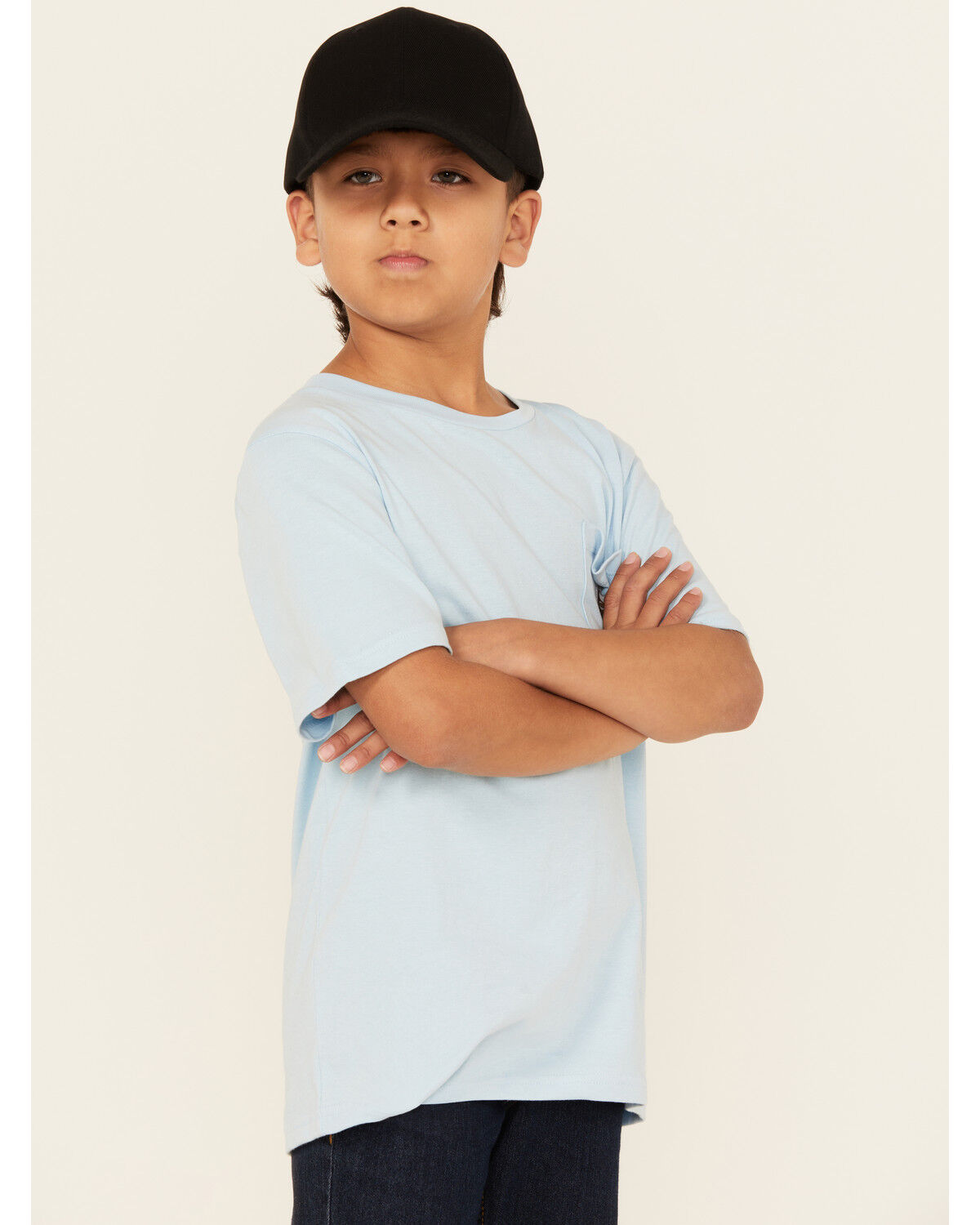 Image #2 - Carhartt Boys' Carhartt Logo Short Sleeve Graphic T-Shirt, Light Blue, hi-res