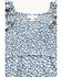 Image #2 - Yura Toddler Girls' Floral Print Short Sleeve Dress, White, hi-res