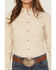 Image #3 - Shyanne Women's Striped Long Sleeve Button-Down Stretch Western Shirt, Sand, hi-res