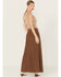 Image #3 - Free People Women's Come As You Are Corduroy Maxi Skirt , Chocolate, hi-res