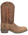 Image #2 - Double H Men's Garza Waterproof 12" Work Boots - Composite Toe, Dark Brown, hi-res