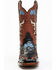 Image #4 - Dan Post Women's Tamarind Floral Leather Western Boots - Broad Square Toe, Black, hi-res