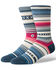 Image #1 - Stance Men's Curren Crew Socks, Navy, hi-res