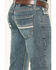 Image #4 - Rock & Roll Denim Men's Pistol Medium Vintage Wash Straight Stretch Denim Jeans, Medium Wash, hi-res