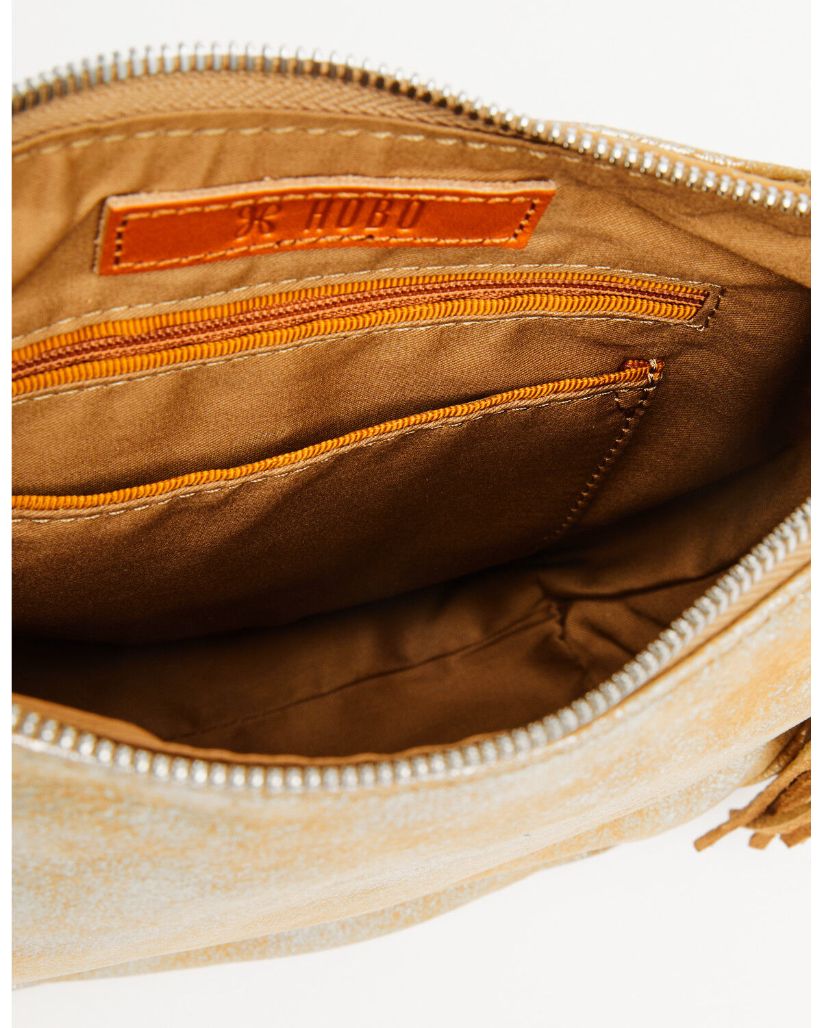 Image #3 - Hobo Women's Lexi Metallic Crossbody Bag, Tan, hi-res