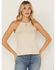 Image #1 - Shyanne Women's Faux Suede Halter Tank, Natural, hi-res