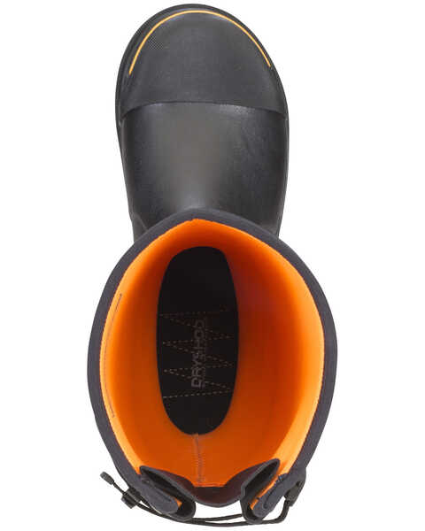 Image #6 - Dryshod Men's Adjustable Gusset Work Boots - Steel Toe, Black, hi-res