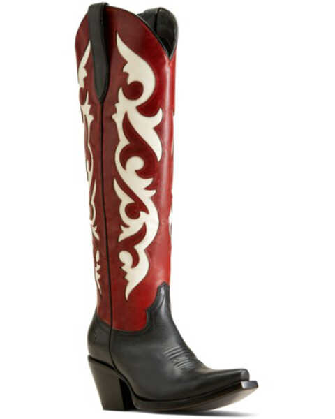 Ariat Women's Elvira Tall Western Boots - Snip Toe , Black, hi-res
