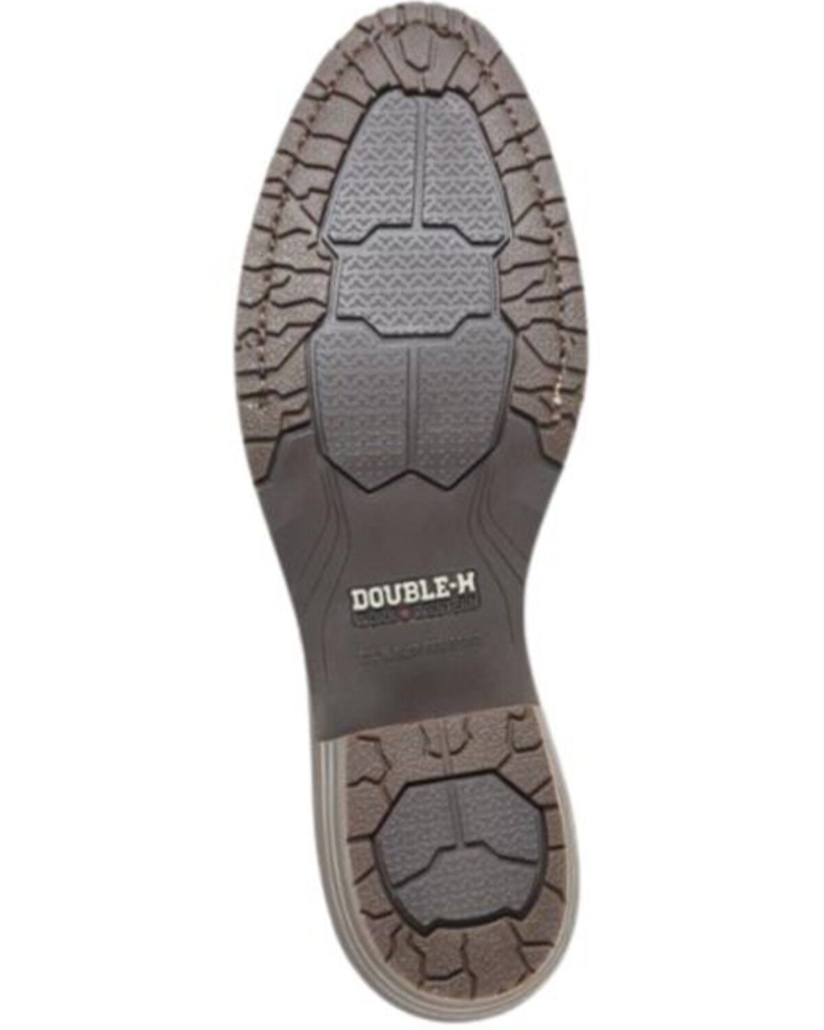 Image #7 - Double H Men's Garza Waterproof 12" Work Boots - Composite Toe, Dark Brown, hi-res