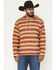 Image #1 - Pendleton Men's Driftwood Striped Print Hooded Sweatshirt, Tan, hi-res
