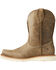 Image #2 - Ariat Men's Rambler Recon Bomber Western Boots - Square Toe, Lt Brown, hi-res