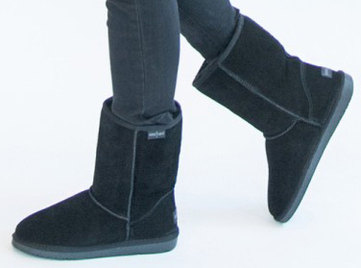 Image #2 - Minnetonka Women's Olympia Boots, Black, hi-res