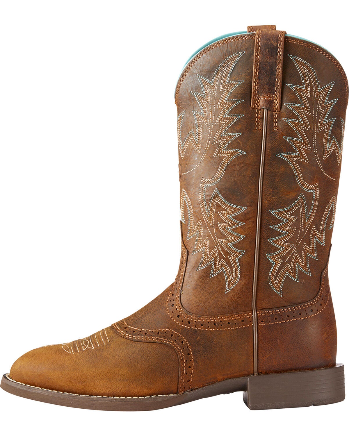 ariat heritage round toe