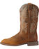 Ariat Women's Heritage Stockman Sassy Performance Boots - Round Toe, Brown, hi-res