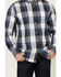 Image #3 - Cody James Men's Gallop Plaid Print Long Sleeve Button-Down Stretch Western Shirt, White, hi-res