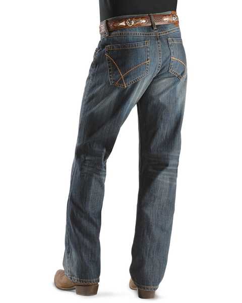 Wrangler 20X Men's No. 42 Dark Wash Slim Bootcut Jeans, Denim, hi-res