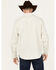 Image #4 - Moonshine Spirit Men's Uptown Geo Dobby Striped Print Long Sleeve Snap Western Shirt, Cream, hi-res