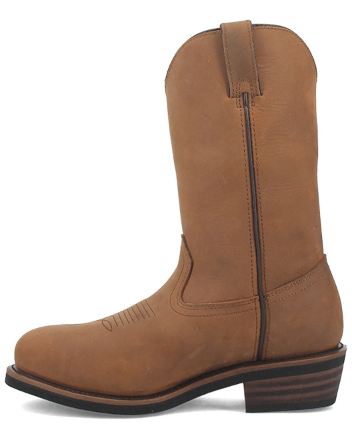 Image #6 - Dan Post Men's Albuquerque Waterproof Western Work Boots - Soft Toe, Distressed, hi-res