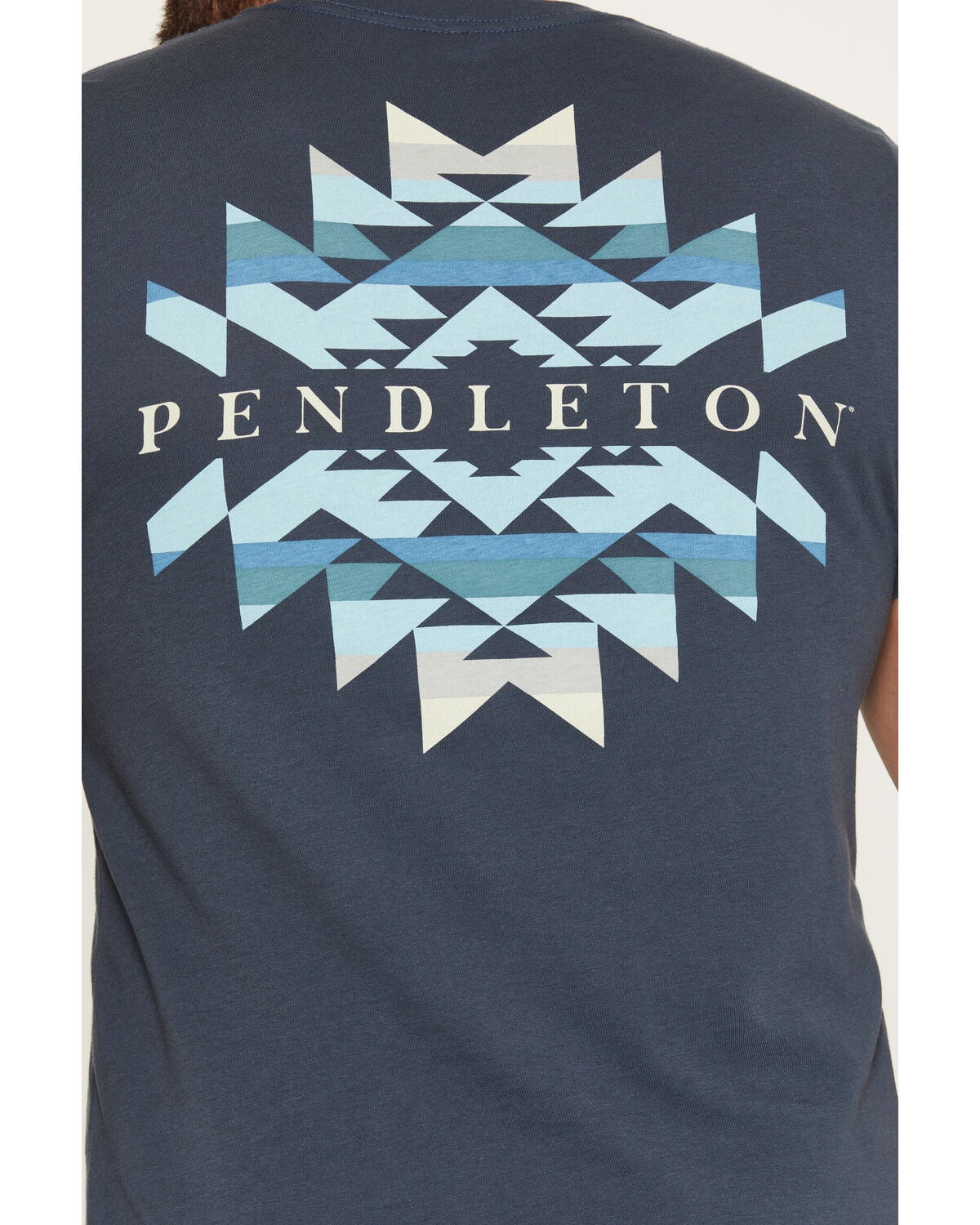 Image #4 - Pendleton Men's Logo Short Sleeve Graphic T-Shirt, Blue, hi-res