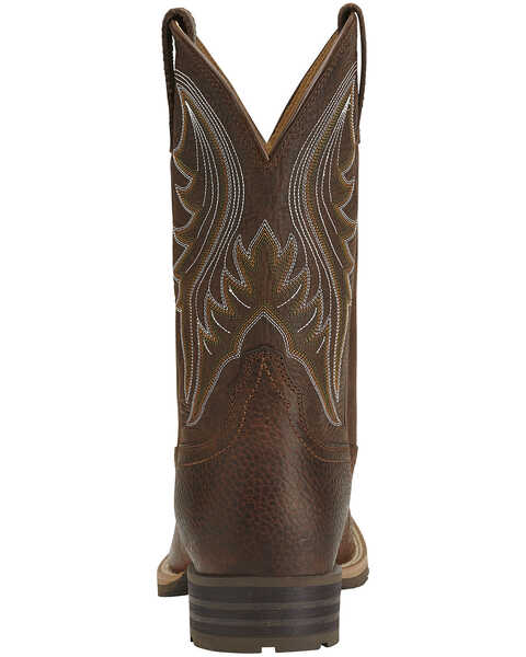 Image #5 - Ariat Men's Hybrid Rancher Western Performance Boots - Broad Square Toe, Brown, hi-res
