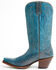 Image #3 - Shyanne Women's Ryanne Exotic Lizard Western Boots - Snip Toe, Blue, hi-res