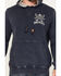 Image #3 - Moonshine Spirit Men's Washed Away Hooded Sweatshirt, Blue, hi-res