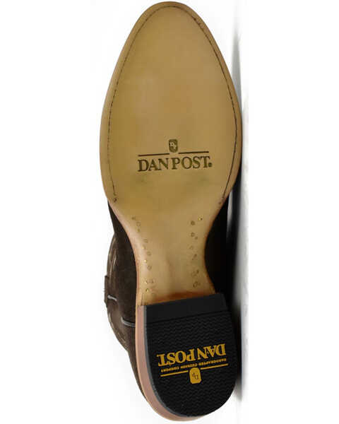 Image #7 - Dan Post Men's Becker Western Boots - Medium Toe, Dark Brown, hi-res