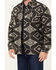 Image #3 - Outback Trading Co Men's Southwestern Print Lined Snap Shirt Jacket, Black, hi-res