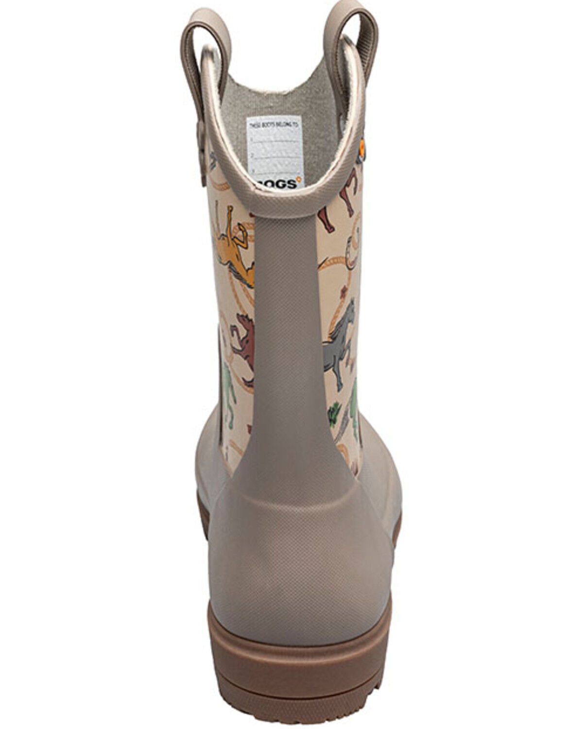 Image #5 - Bogs Girls' Lil' Jolene Rain Boots, Tan, hi-res