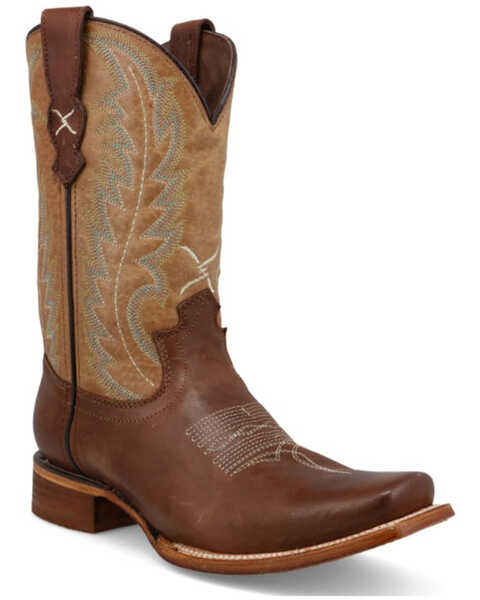 Image #1 - Twisted X Women's Rancher Western Boots - Square Toe, Brown, hi-res