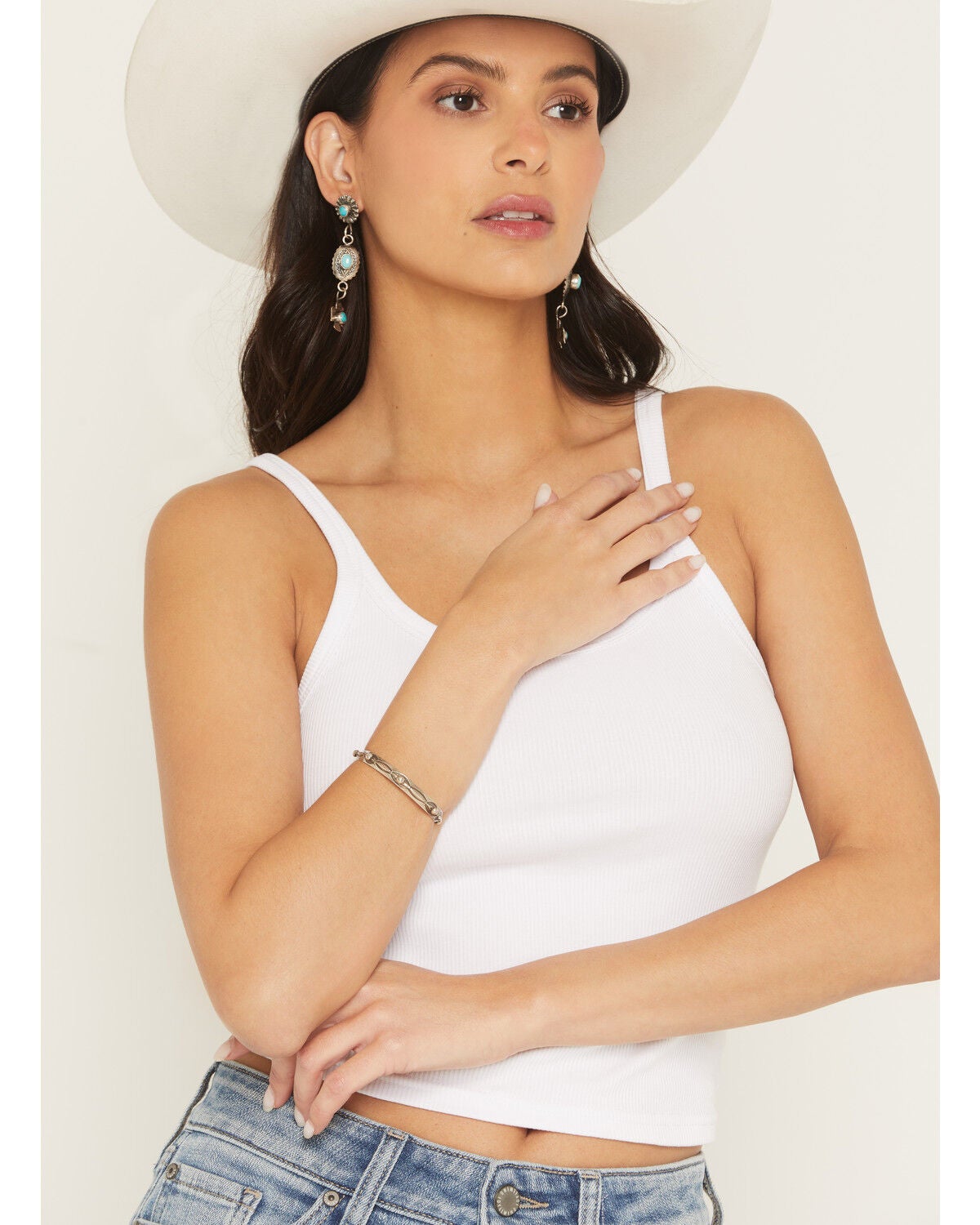 Broken Arrow Jewelry Women's Nadyne Cuff, Silver, hi-res