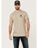 Image #1 - Moonshine Spirit Men's El Gallo Mariachi Short Sleeve Graphic T-Shirt, Tan, hi-res
