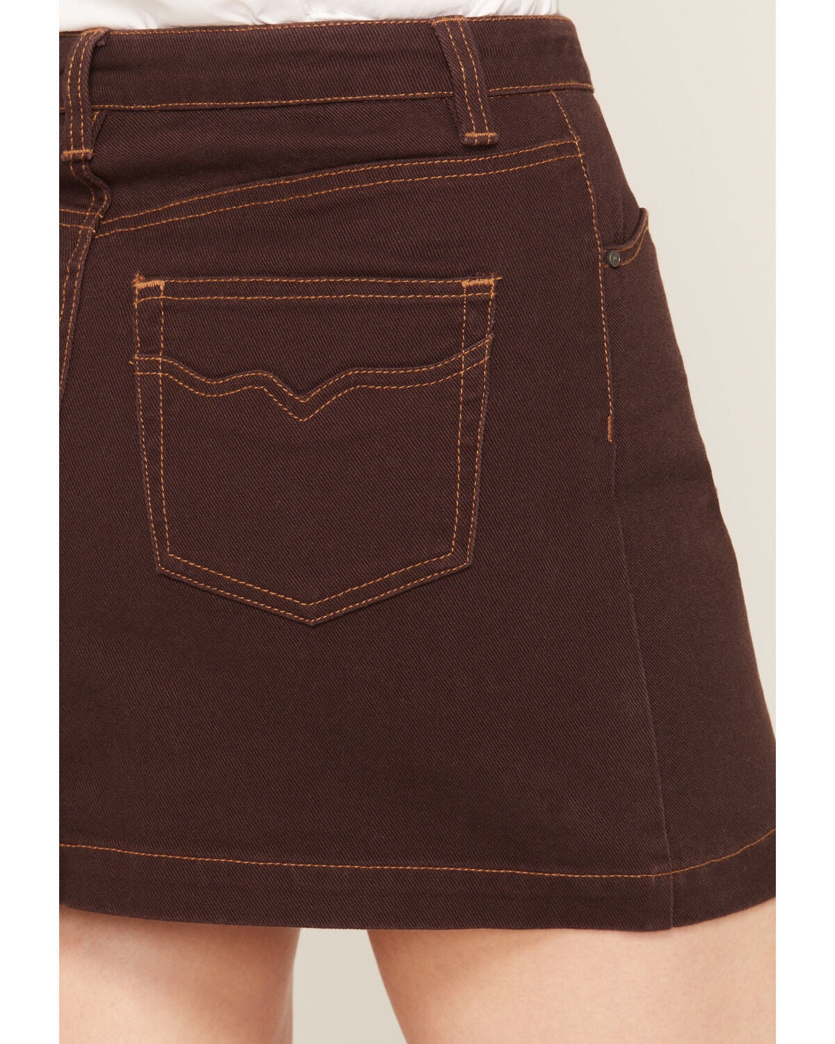 Image #4 - Ariat Women's Calvary Mini Skirt, Purple, hi-res