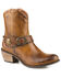 Roper Women's Ankle Harness Western Booties - Round Toe, Tan, hi-res