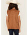 Image #4 - Fornia Girls' Studded Floral Vest, Camel, hi-res