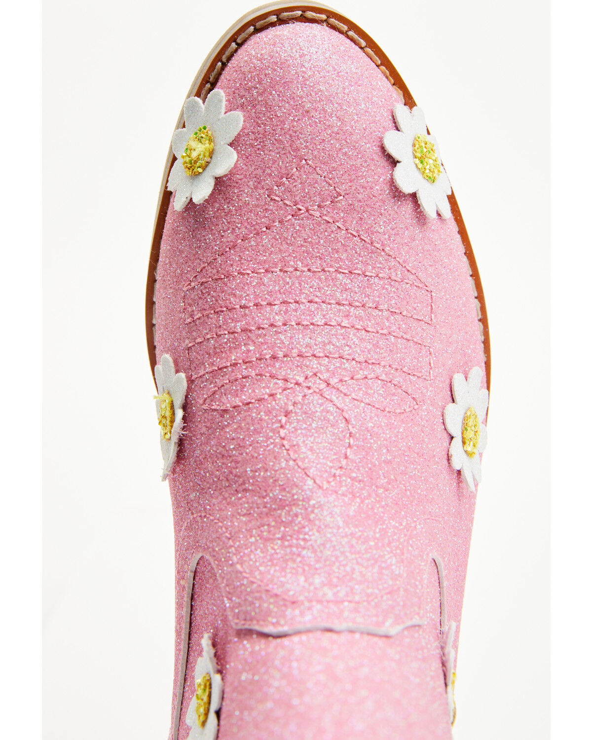 Image #6 - Wild + Rae Toddler Girls' Oopsie Daisies Western Boots - Round Toe, Pink, hi-res