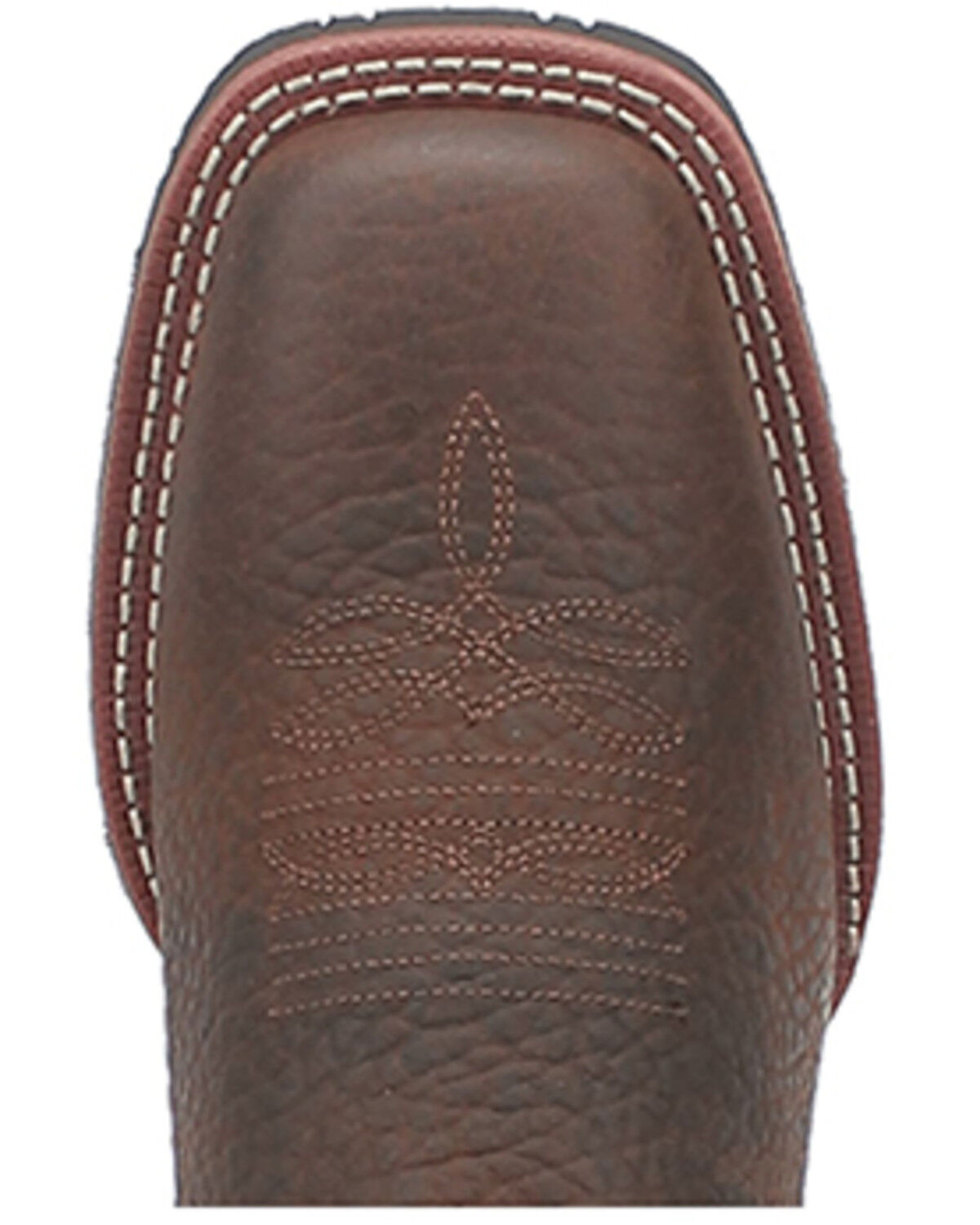 Image #6 - Laredo Men's Elias Western Boots - Broad Square Toe, Chocolate, hi-res