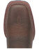 Image #6 - Laredo Men's Elias Western Boots - Broad Square Toe, Chocolate, hi-res