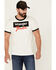 Image #1 - Wrangler X Fender Men's Logo Graphic Ringer T-Shirt , White, hi-res