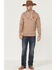 Wanakome Men's Cascade Mocha Pullover Hooded Sweatshirt , Brown, hi-res