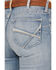 Image #2 - Ariat Women's Yara Light Wash Straight Stretch Denim Jeans, Light Wash, hi-res