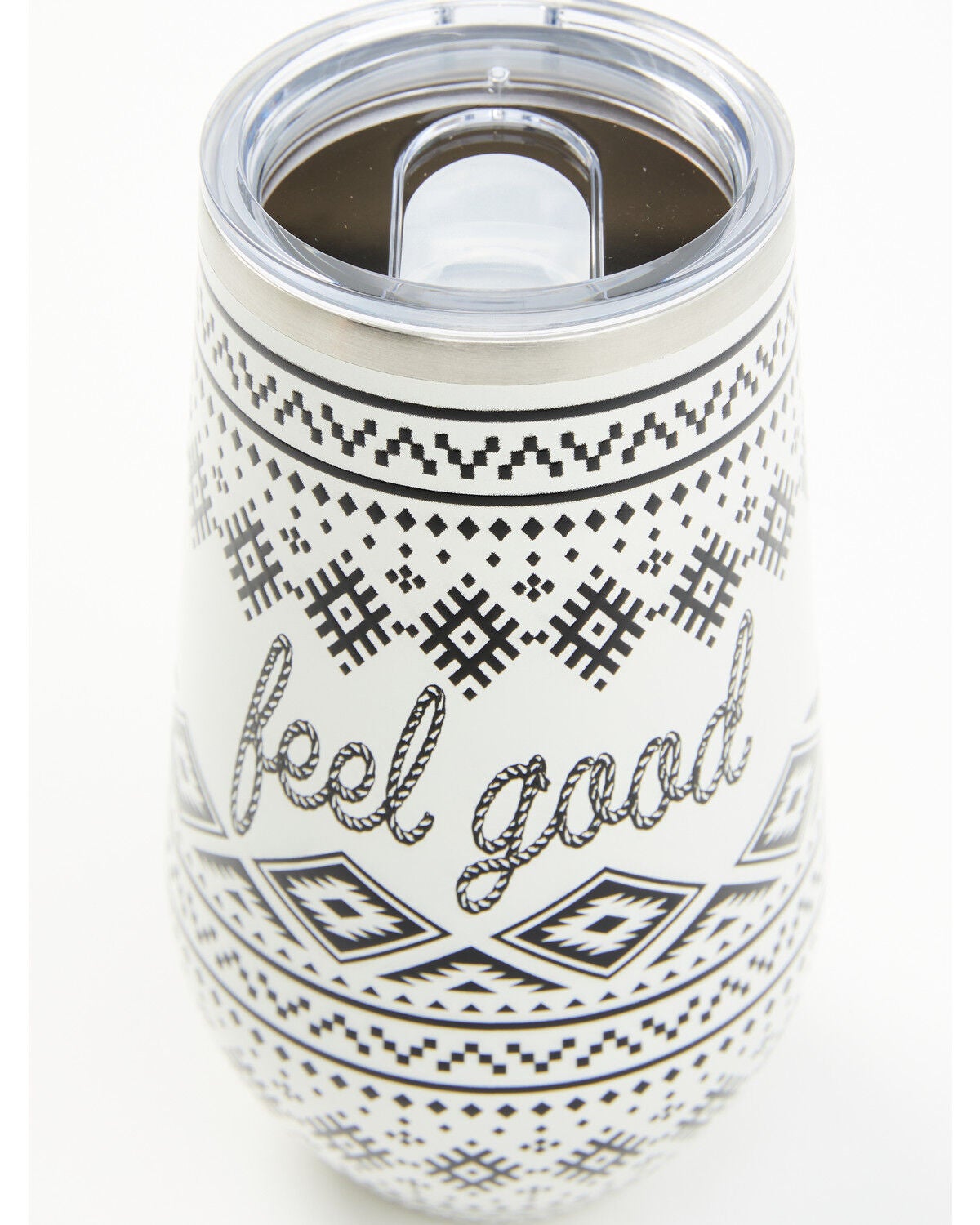 Image #2 - Boot Barn 16oz Feel Good Stemless Wine Tumbler, Multi, hi-res