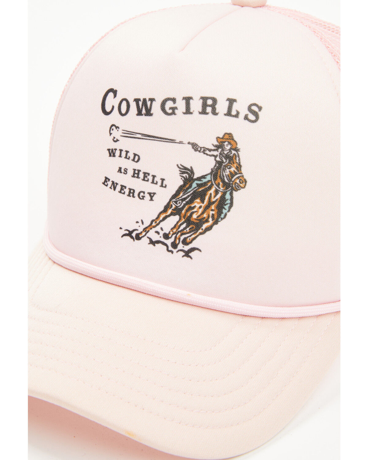 Image #2 - Shyanne Women's Cowgirls Wild As Hell Energy Ball Cap, Blush, hi-res