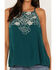 Image #3 - Eyeshadow Women's Floral Embroidered Tank Top, , hi-res