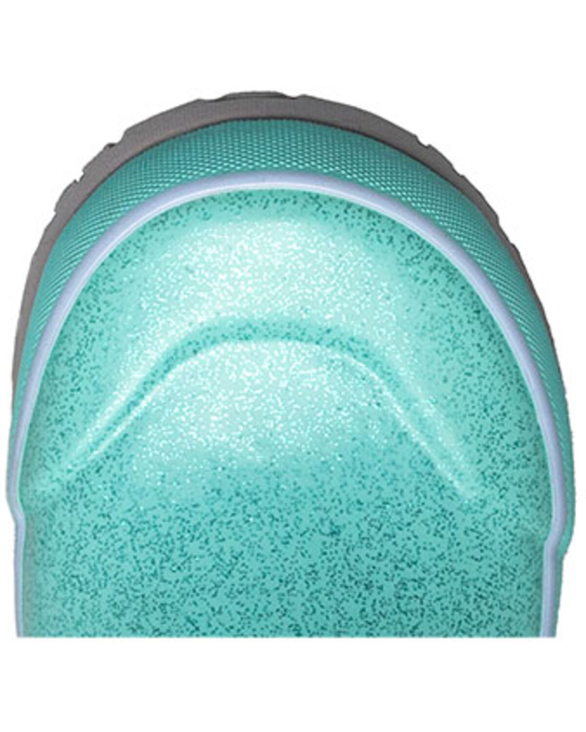 Image #6 - Bogs Girls' Rainbow Glitter Rainboots, Aqua, hi-res
